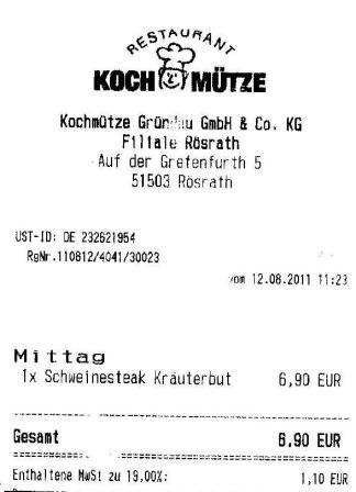 laet Hffner Kochmtze Restaurant